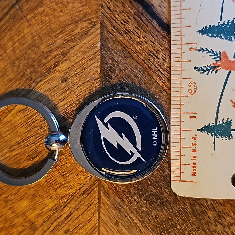 Tampa Bay Lightning hockey keychain